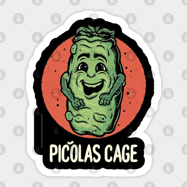 Picolas Cage Sticker by Aldrvnd